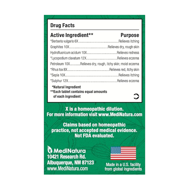 BHI Skin Eczema Relief Tabs (100)
