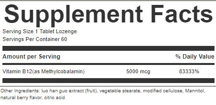 Vitamin B12 Lozenges
